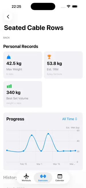 Bettr - Workout Log screenshot 3