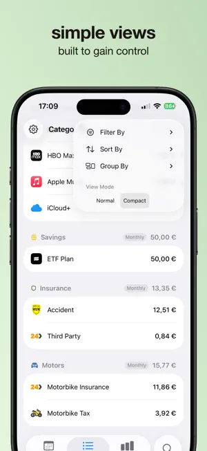 ClutterFree Expenses screenshot 3