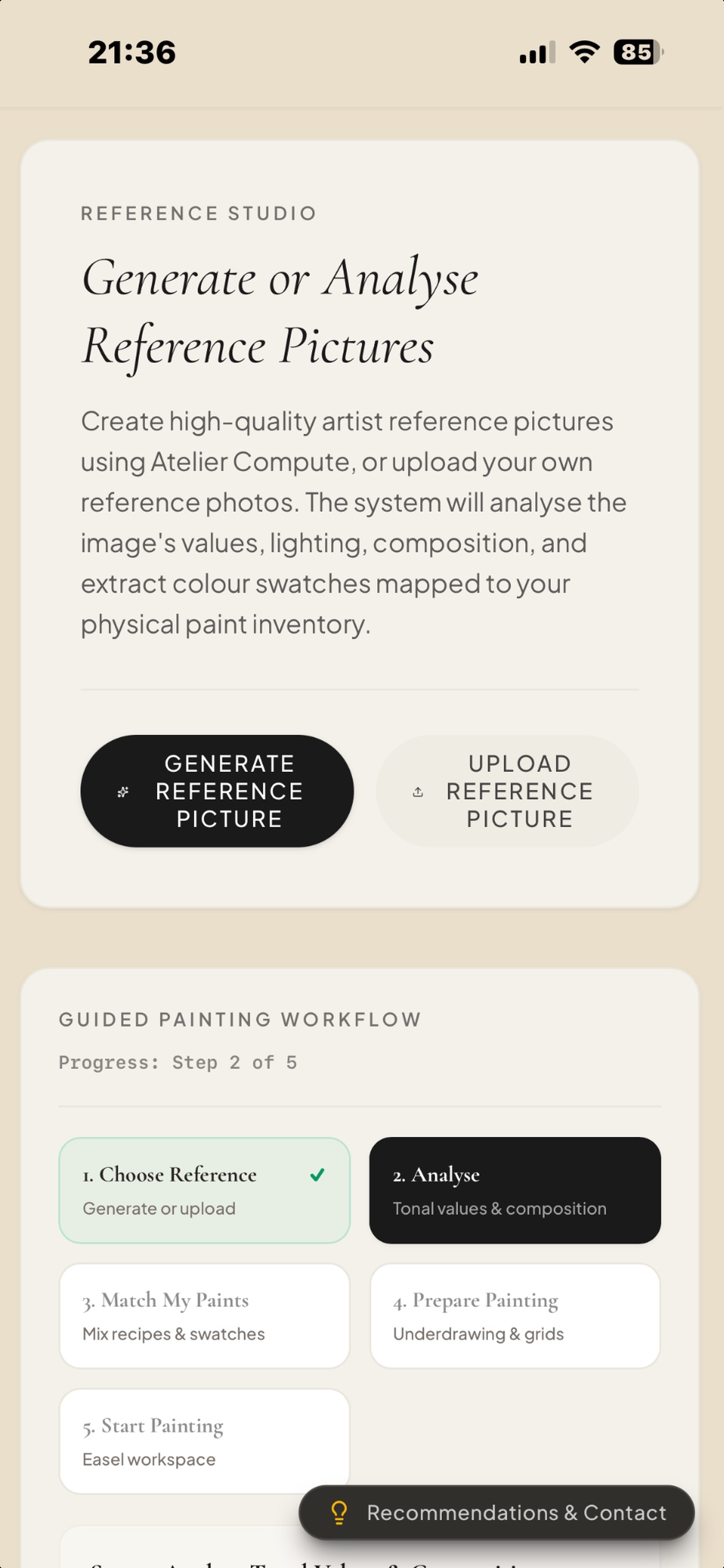 Screenshot 1 of Atelier Masterclass