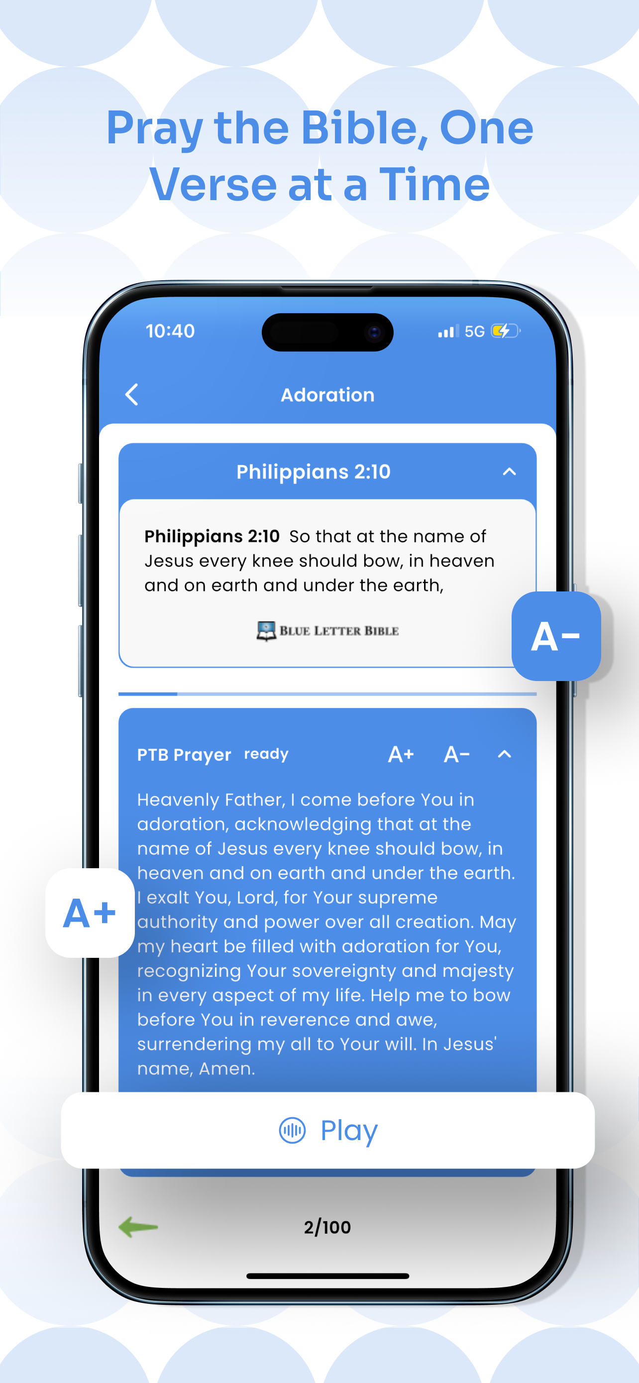 Pray the Bible - Prayer App screenshot 5