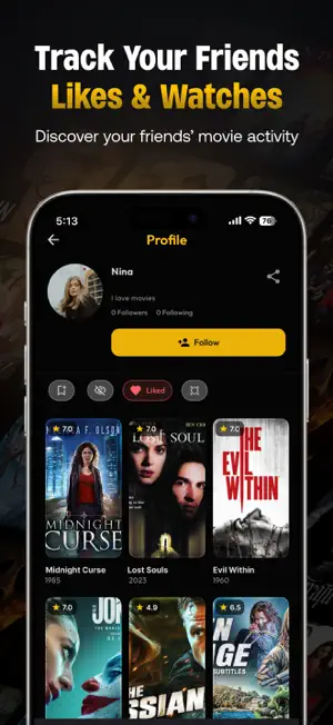 Popcorn DB: Movie Tracker screenshot 1