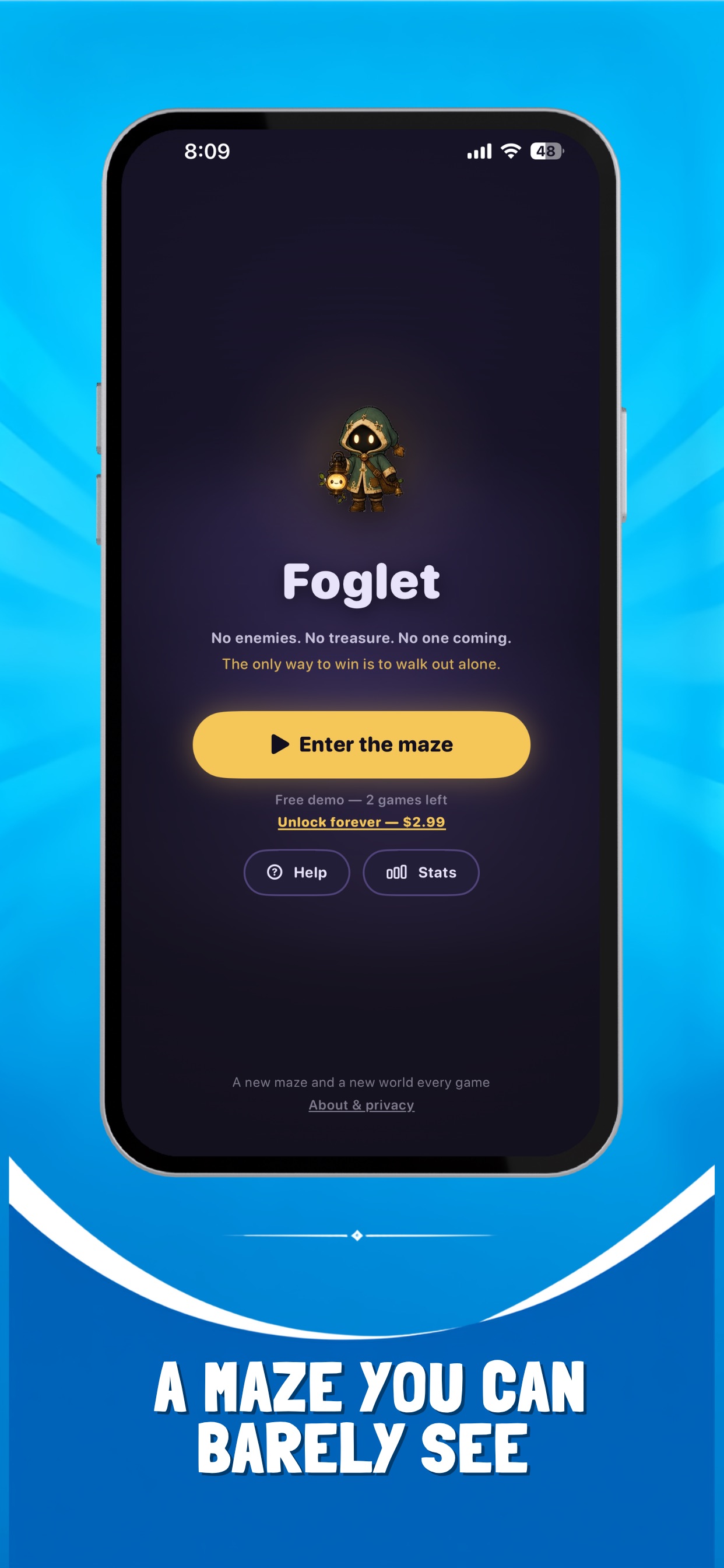 Screenshot 1 of Foglet: Fog of War Maze