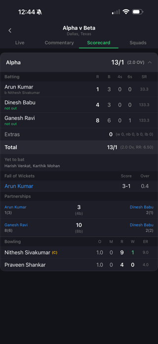 Baduga Cricket Screenshot 4 of 10