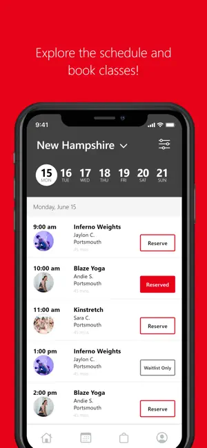 Blaze Schedule App screenshot 3