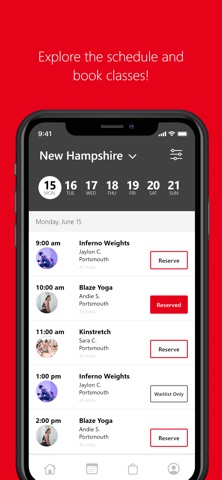 Blaze Schedule App Screenshot 3 of 4