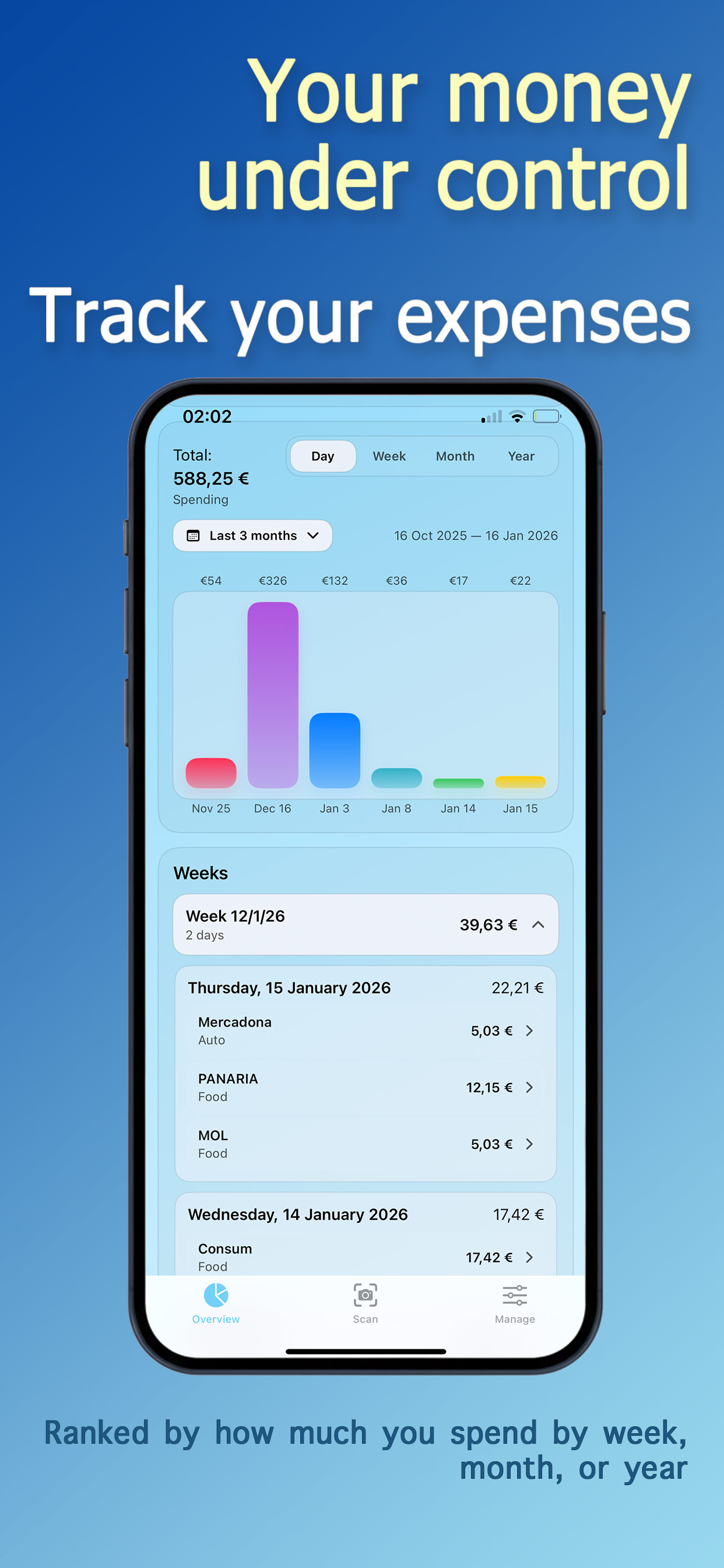 Receipt Scanner - Tracker Bill screenshot 4