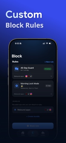 Rebound: App Blocker screenshot