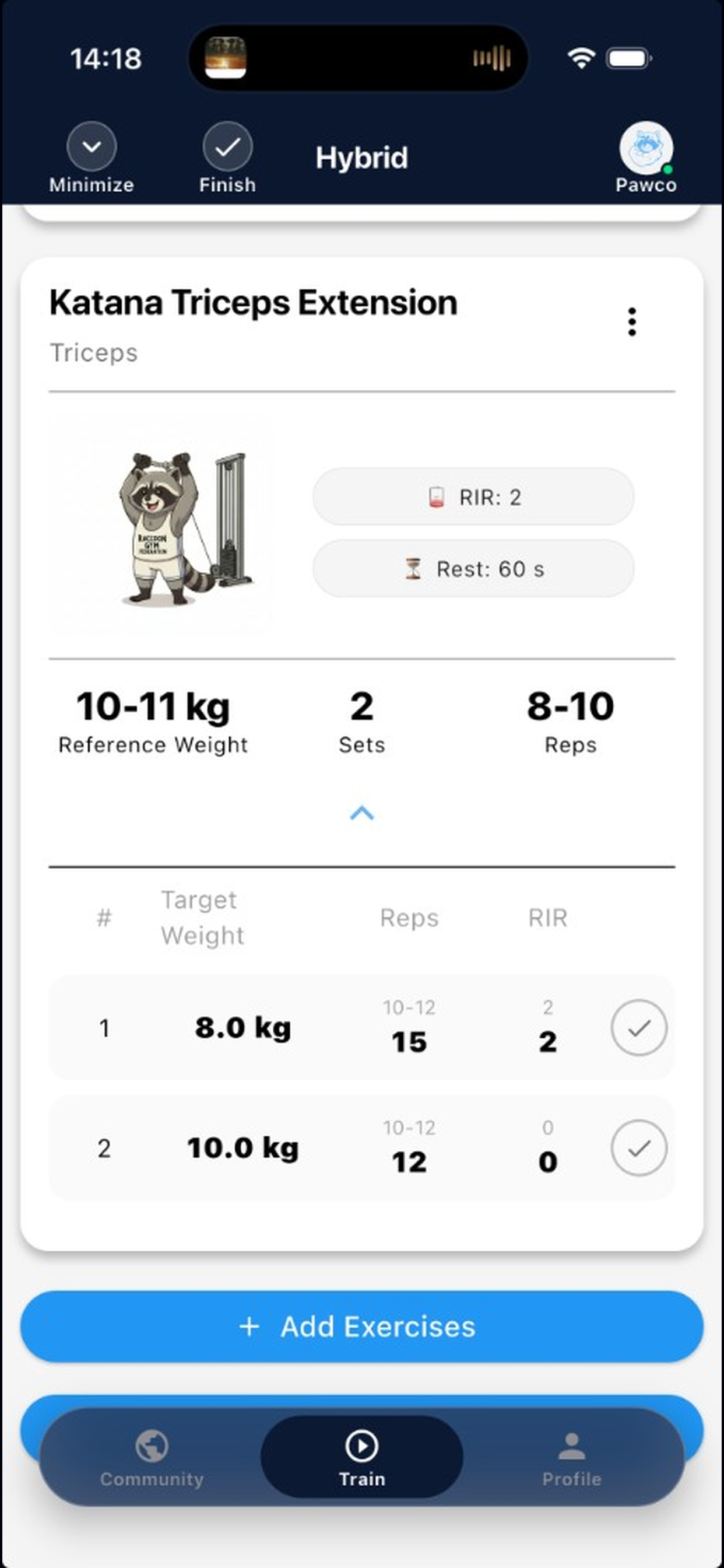 TrainMeUp: AI Gym Coach screenshot 3