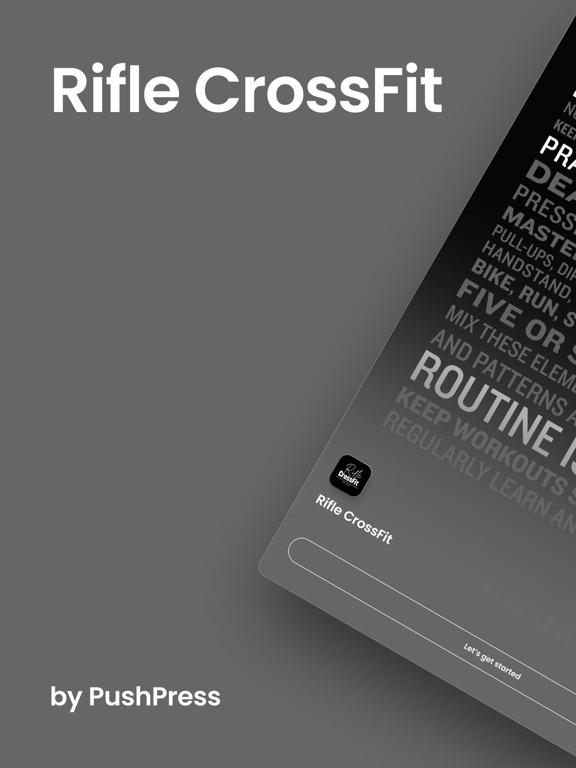 Rifle CrossFit iPad screenshot