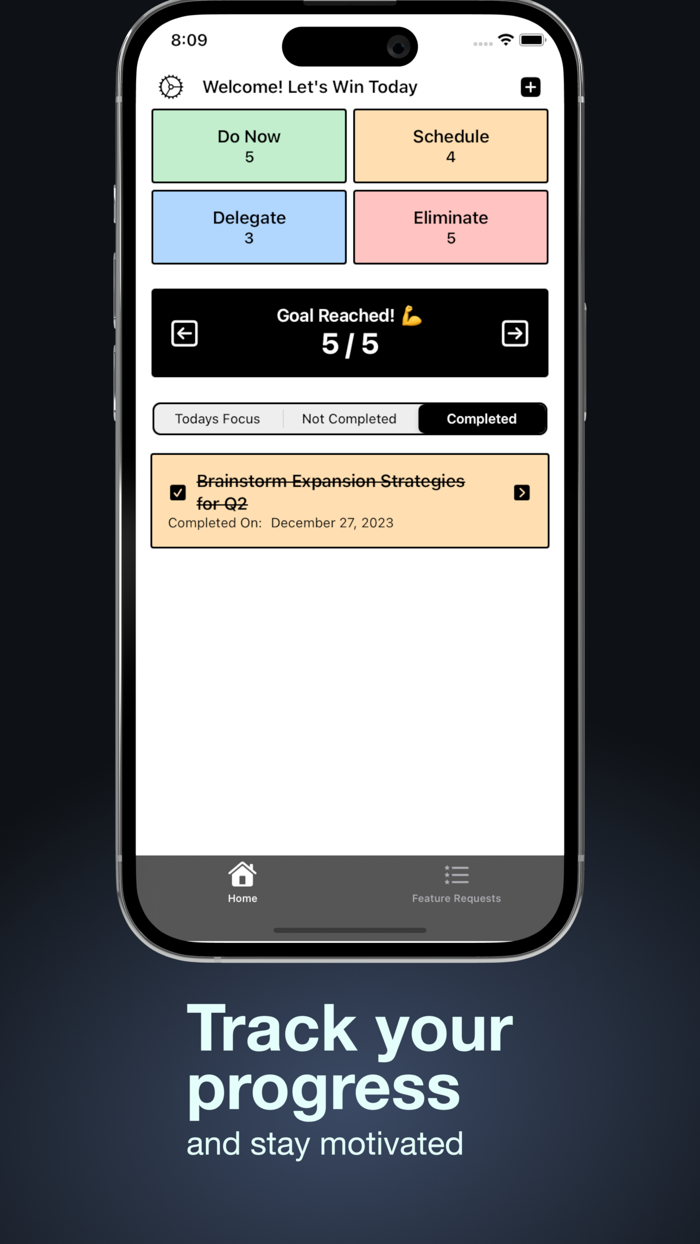 PrioriPlanner Daily TODO List