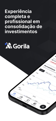 Gorila: investimentos com IA app screenshot