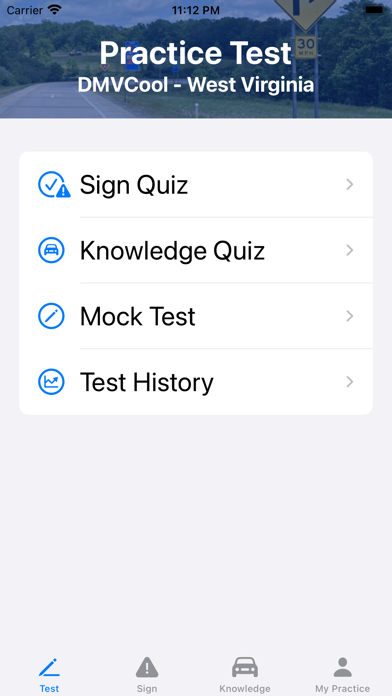WV Driving Test - DMVCool Screenshot