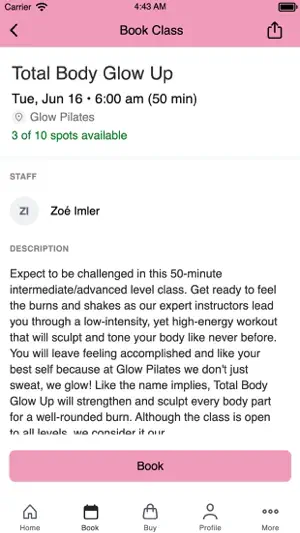Glow Pilates Studio screenshot 3