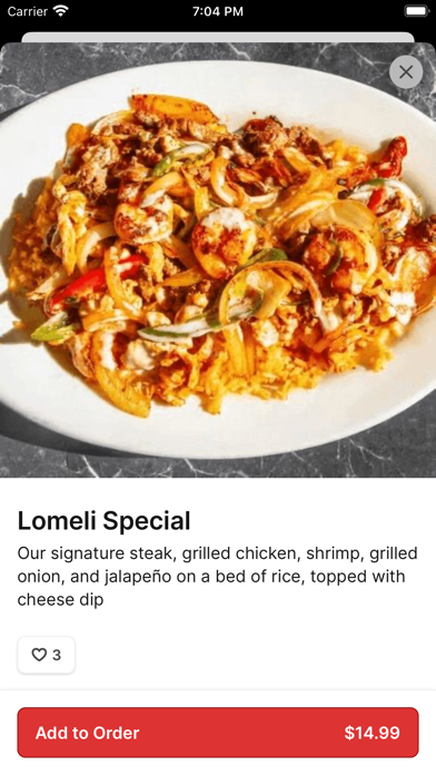 Lomeli's Bar and Grill iPhone screenshot 4 - Food & Drink app