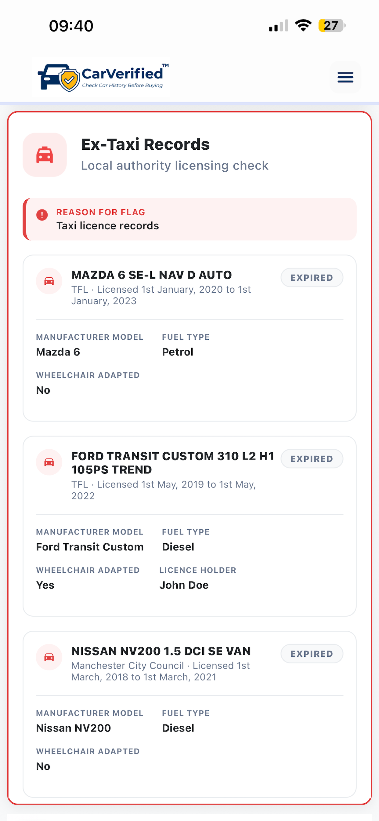 CarVerified: Check Car History screenshot 7