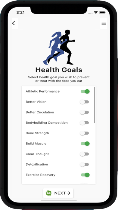 GoNo Food Finder Screenshot