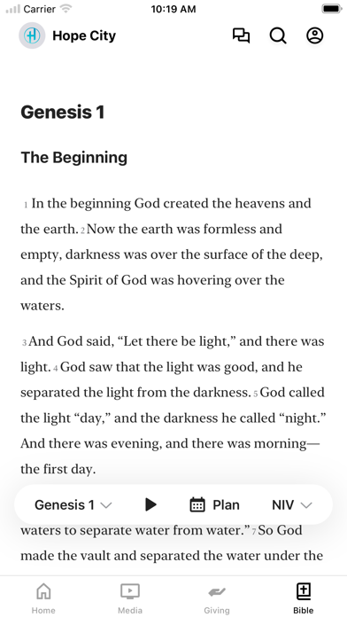 Hope City Church KY iPhone screenshot 3 - Education app