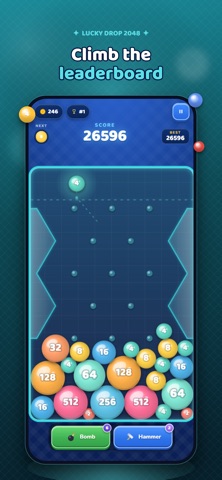 Lucky Drop 2048 Screenshot 1 of 6