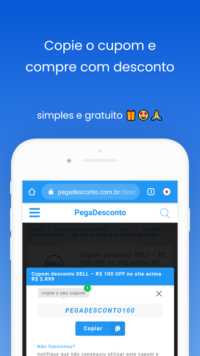 PegaDesconto Ofertas e Cupons Screenshot