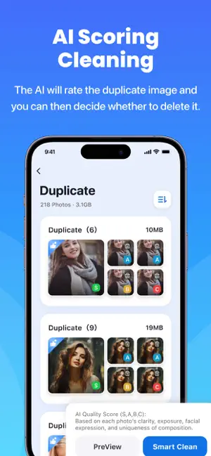 BlueHammer Cleaner: Photo Mail screenshot 4