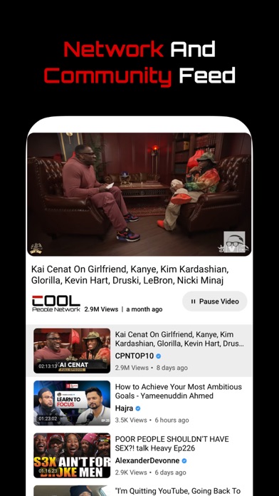 Cool People Network iPhone screenshot 3 - Social Networking app