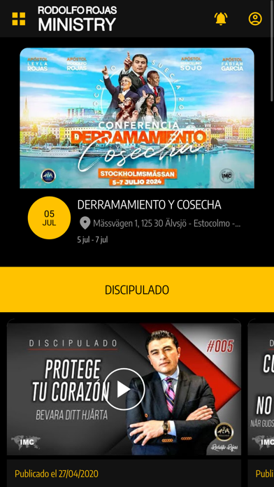 Rodolfo Rojas Ministry Screenshot