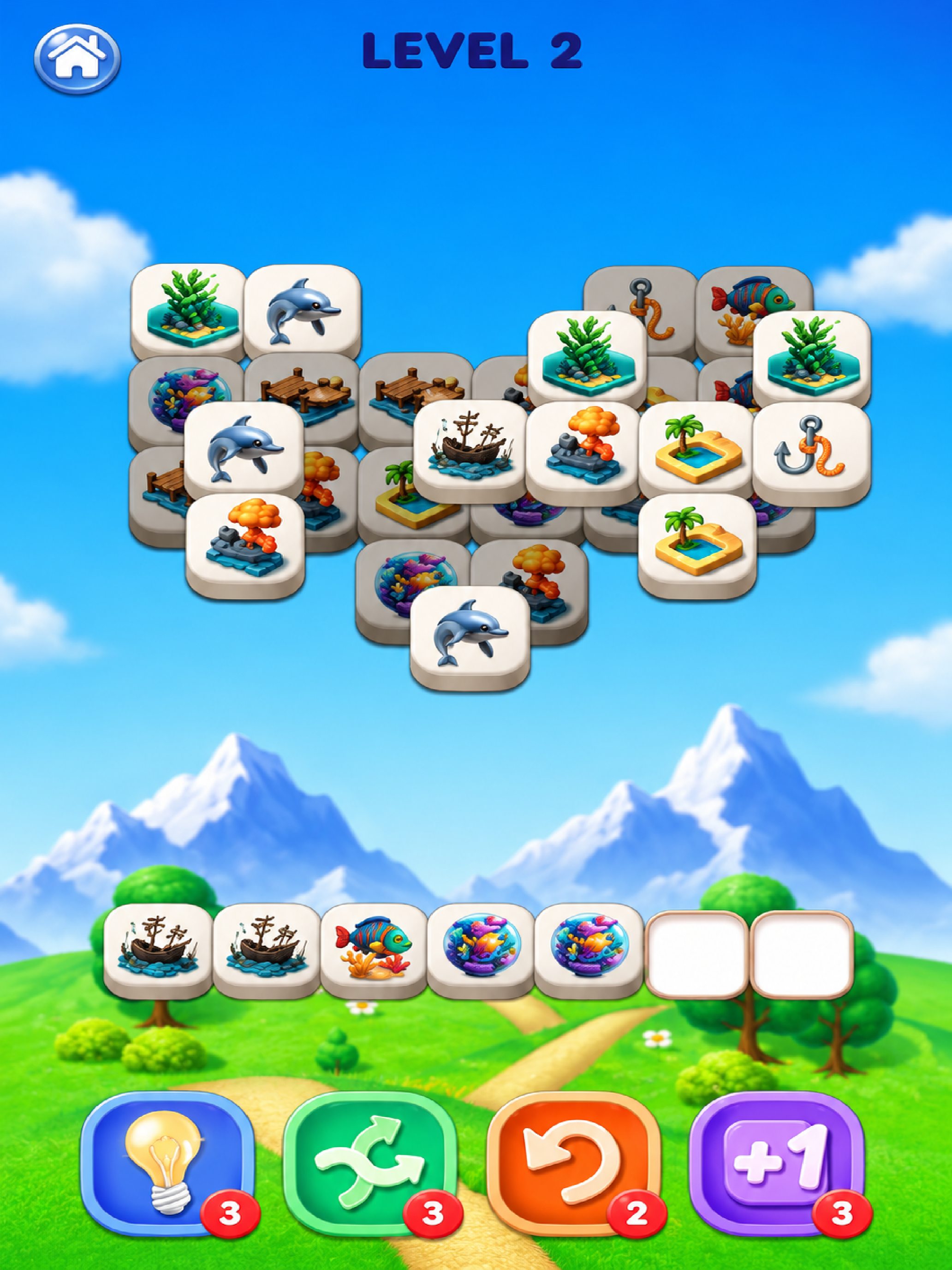 Tile Matching Puzzle Games 2D screenshot 6