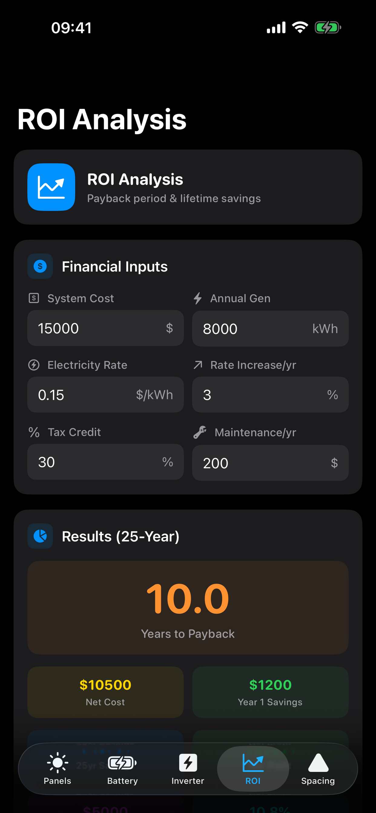 SolarSpec Pro screenshot 4