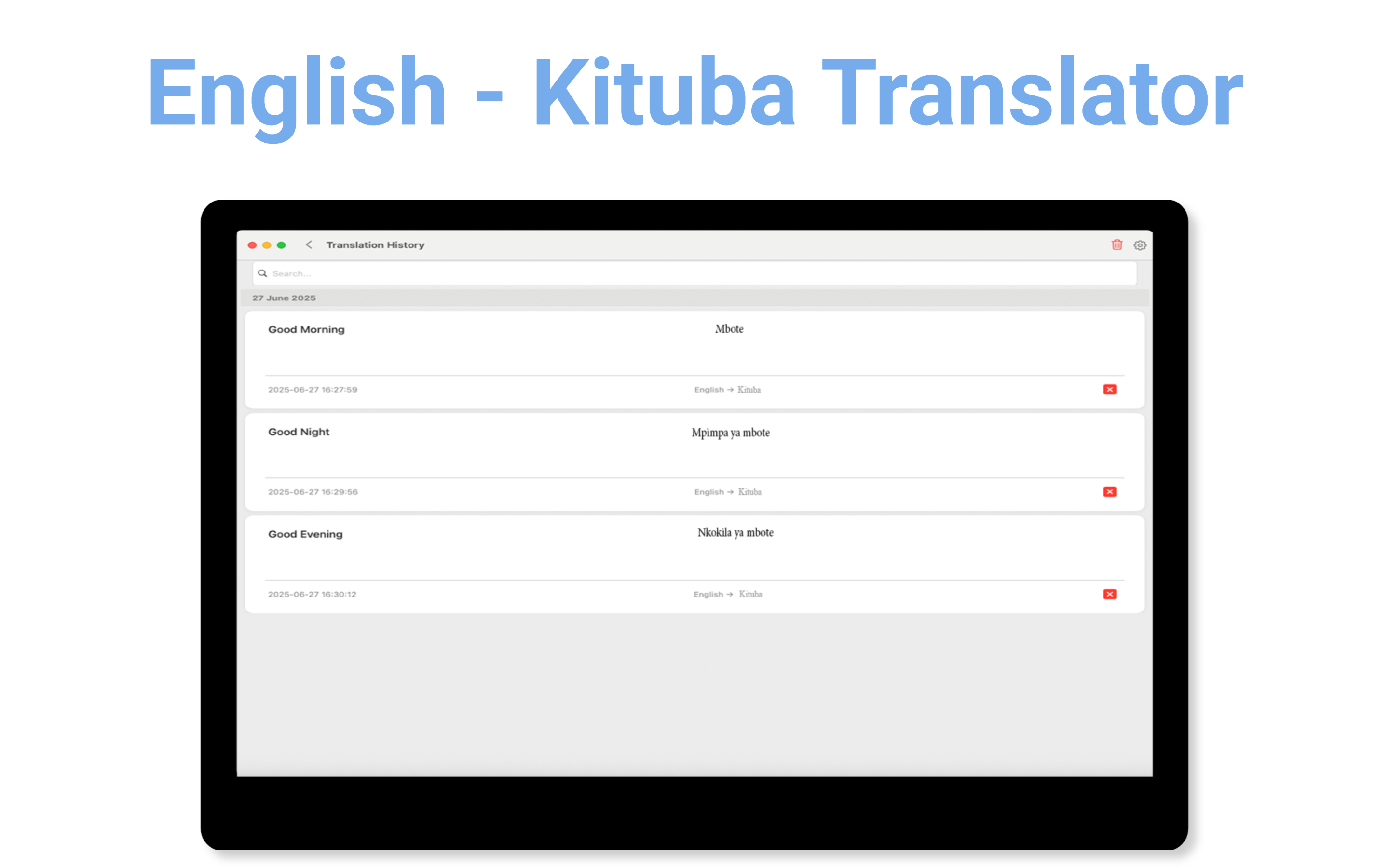 English - Kituba Translator