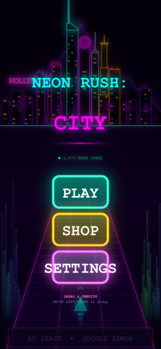 Neon Rush City Screenshot 1 of 5