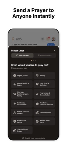 iToro: Prayer & Community Screenshot 5 of 8