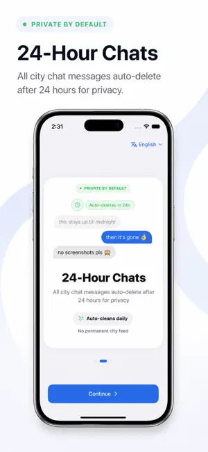 CityChat - Local Chatrooms screenshot 4