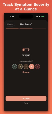 SymptomLog: Symptom Journal iPhone screenshot