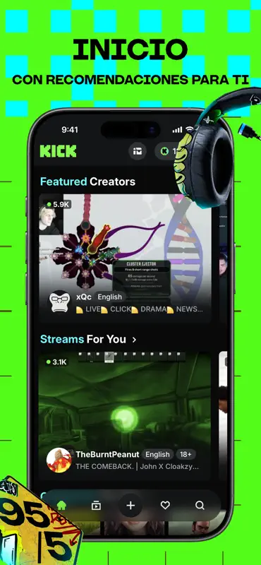 Kick - Streaming en Directo screenshot 1 of 5