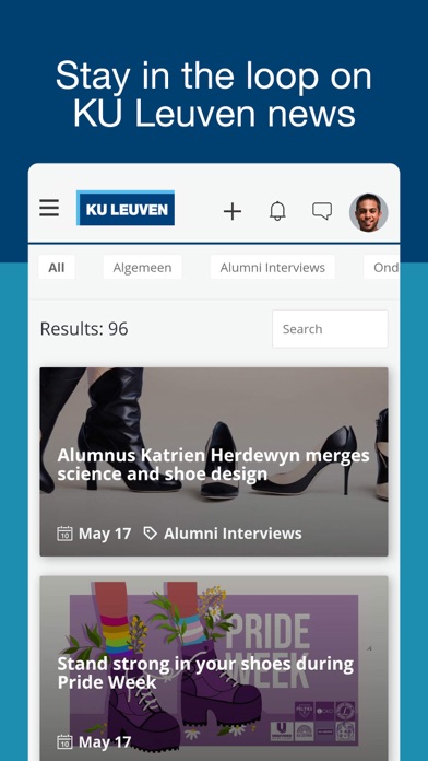 KU Leuven Connect Screenshot