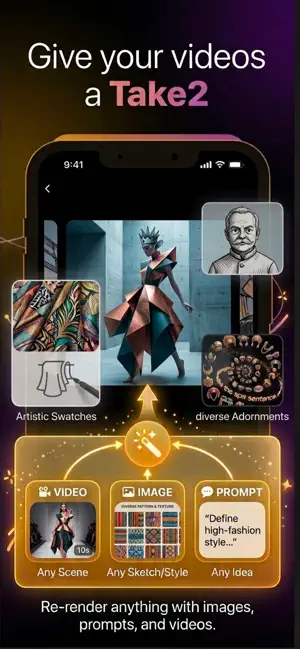 Take2 - AI Video Editor screenshot 1