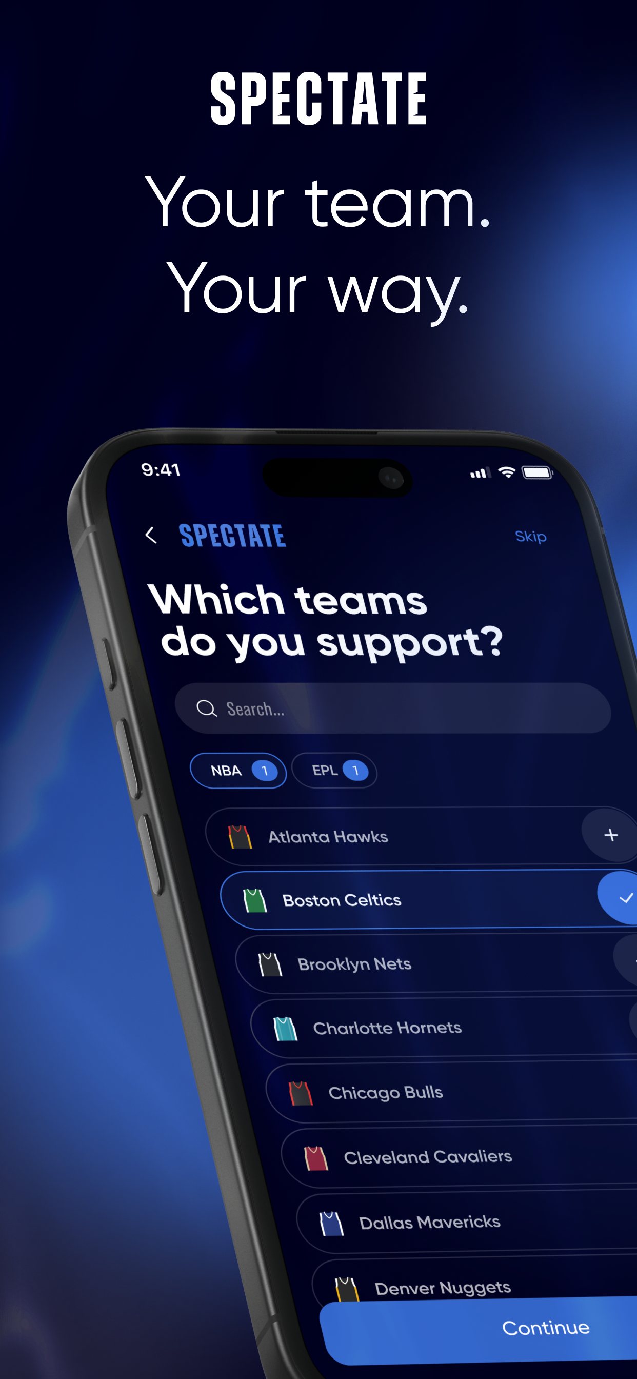 Spectate Sports: Scores & News