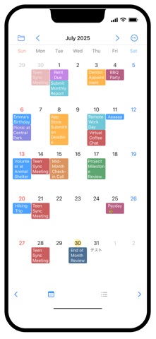 Simple Vertical Calendar Notes Screenshot 4 of 6