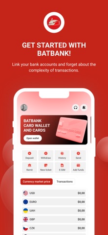 BAT BANK Mobile screenshot