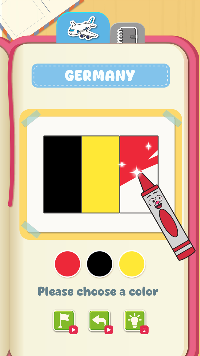 Flag Paint Color by Country