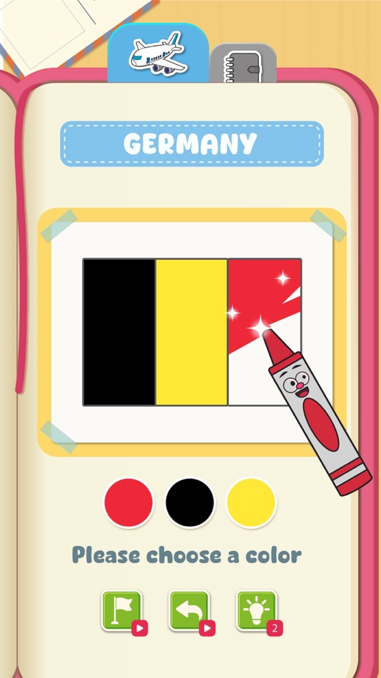 #5. Flag Paint: Color by Country (iOS) Podle: ImoSys Global
