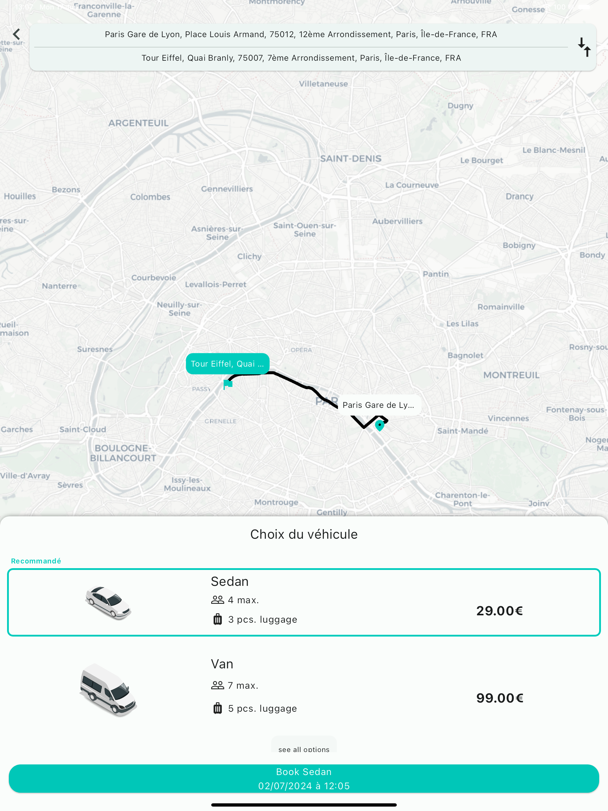 Naveco : VTC chauffeur privé
