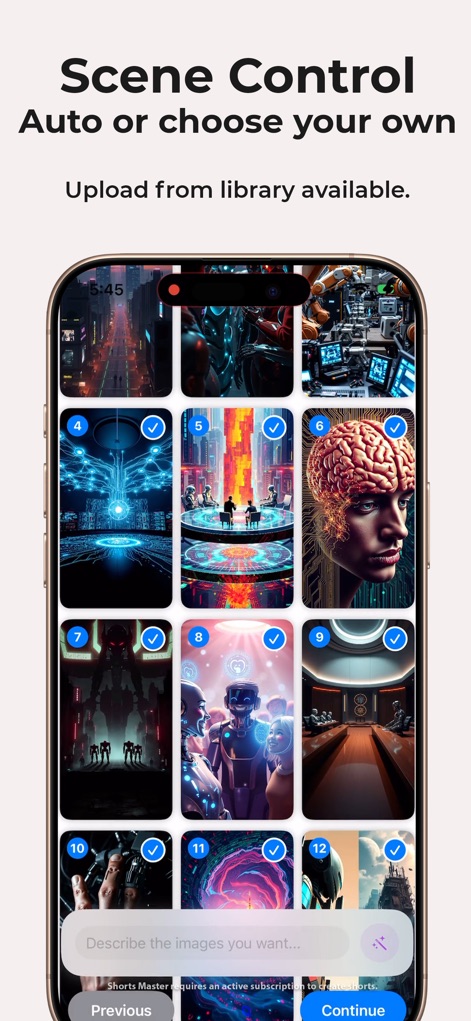 Shorts Master - AI Videos - Graphics & Design App | MWM