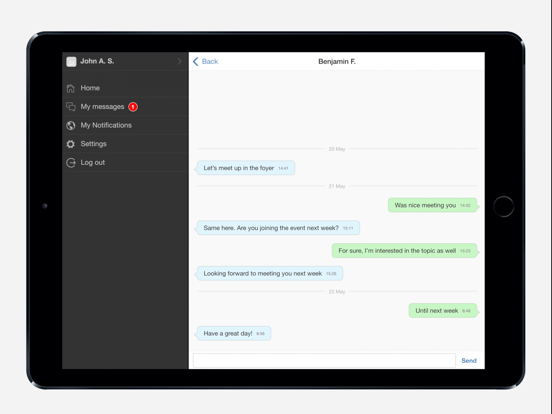 Superevent iPad screenshot 5 - Reference app