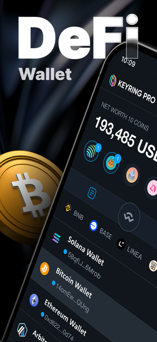 DeFi Wallet - KEYRING PRO Screenshot 1 of 7