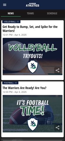 LRCA Athletics screenshot