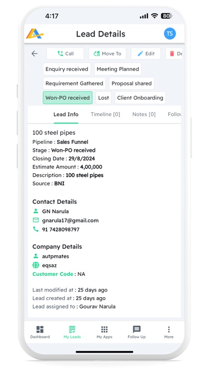 Automate Sales CRM screenshot-3