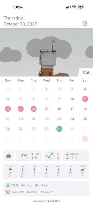 WoodCat Calendar screenshot 4