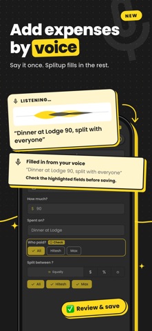 Splitup: Group Expenses screenshot