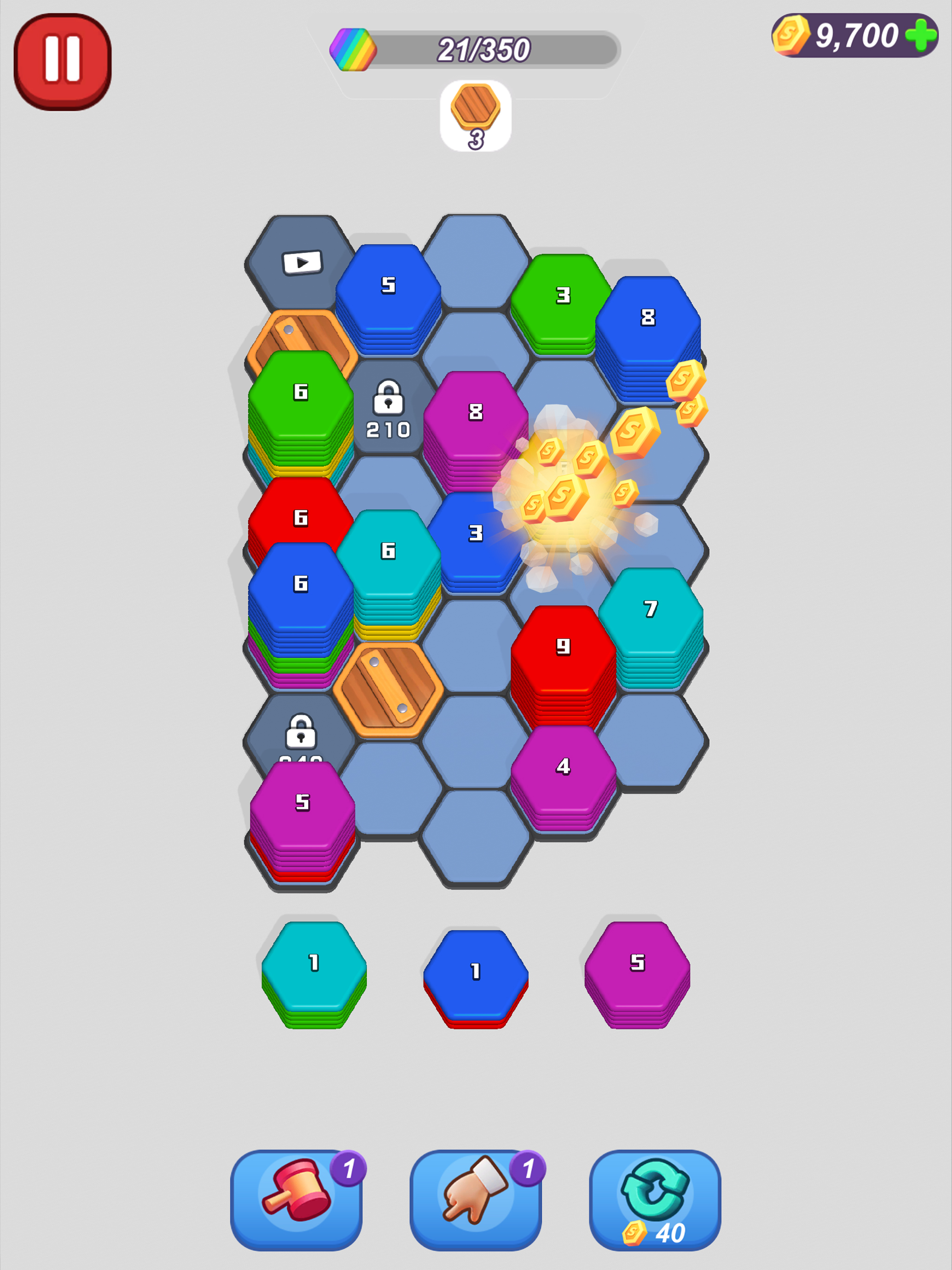 Hexa Color Merge screenshot 8